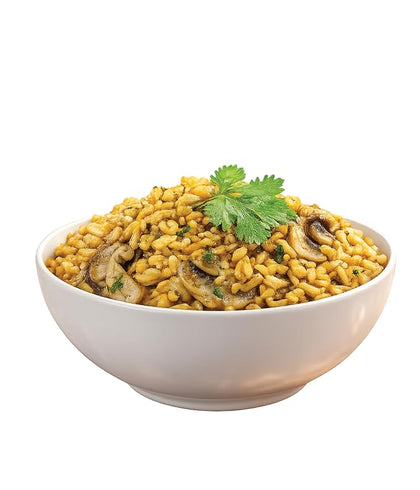 Freeze Dried Mushroom Dum Briyani & Curd Rice