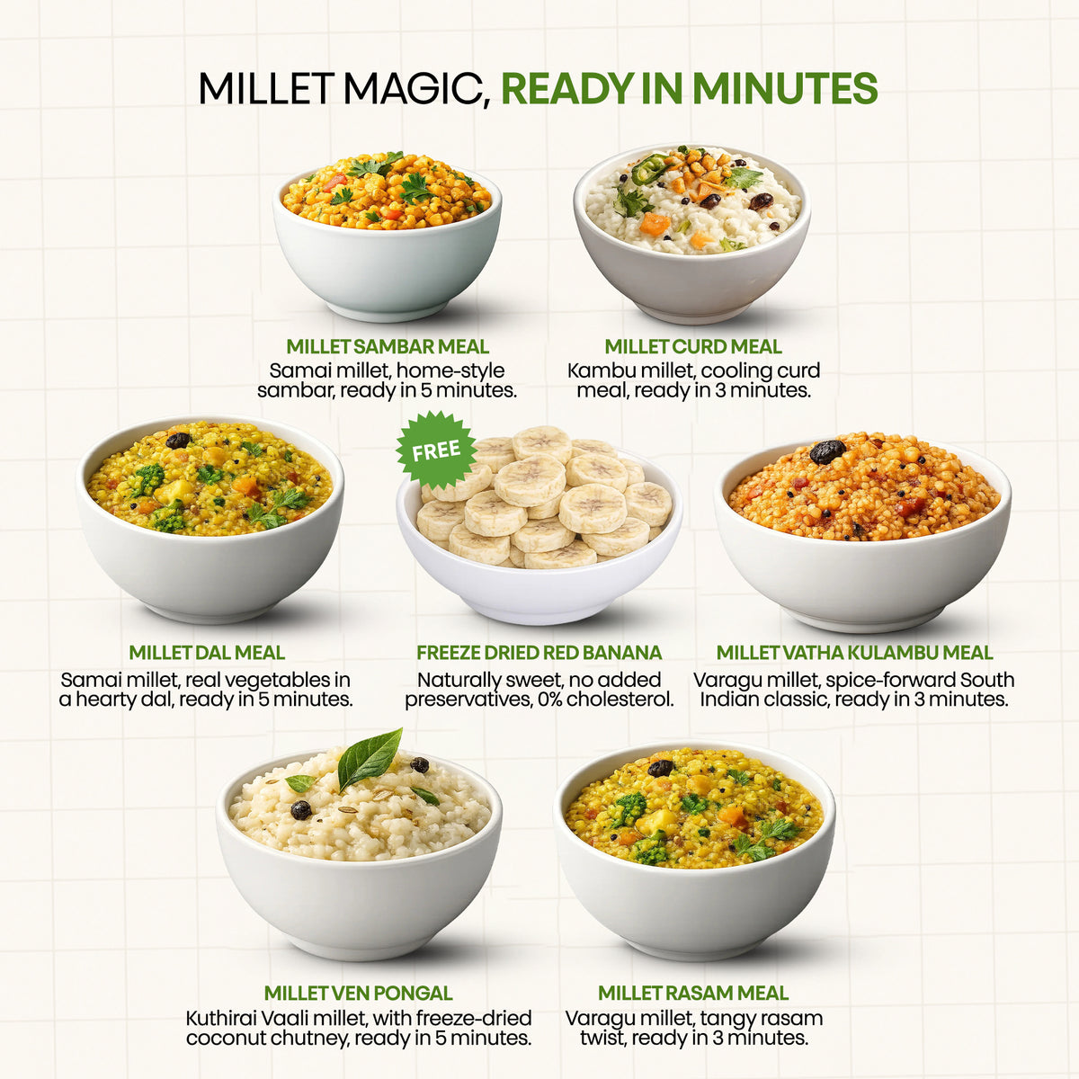 Millet Magic- 6 Pack