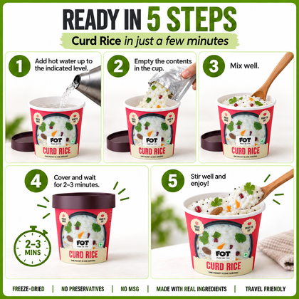 Freeze Dried Curd Rice