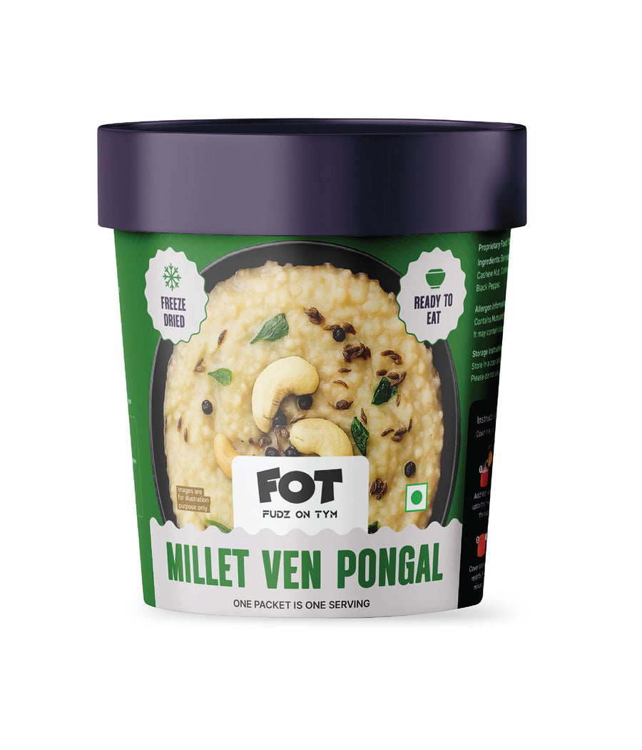 Freeze Dried Millet Ven Pongal