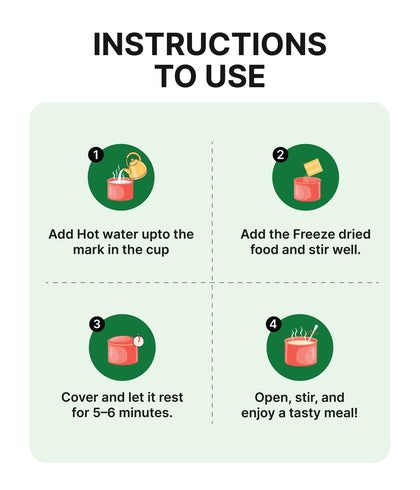 Freeze Dried Millet Dal Meal