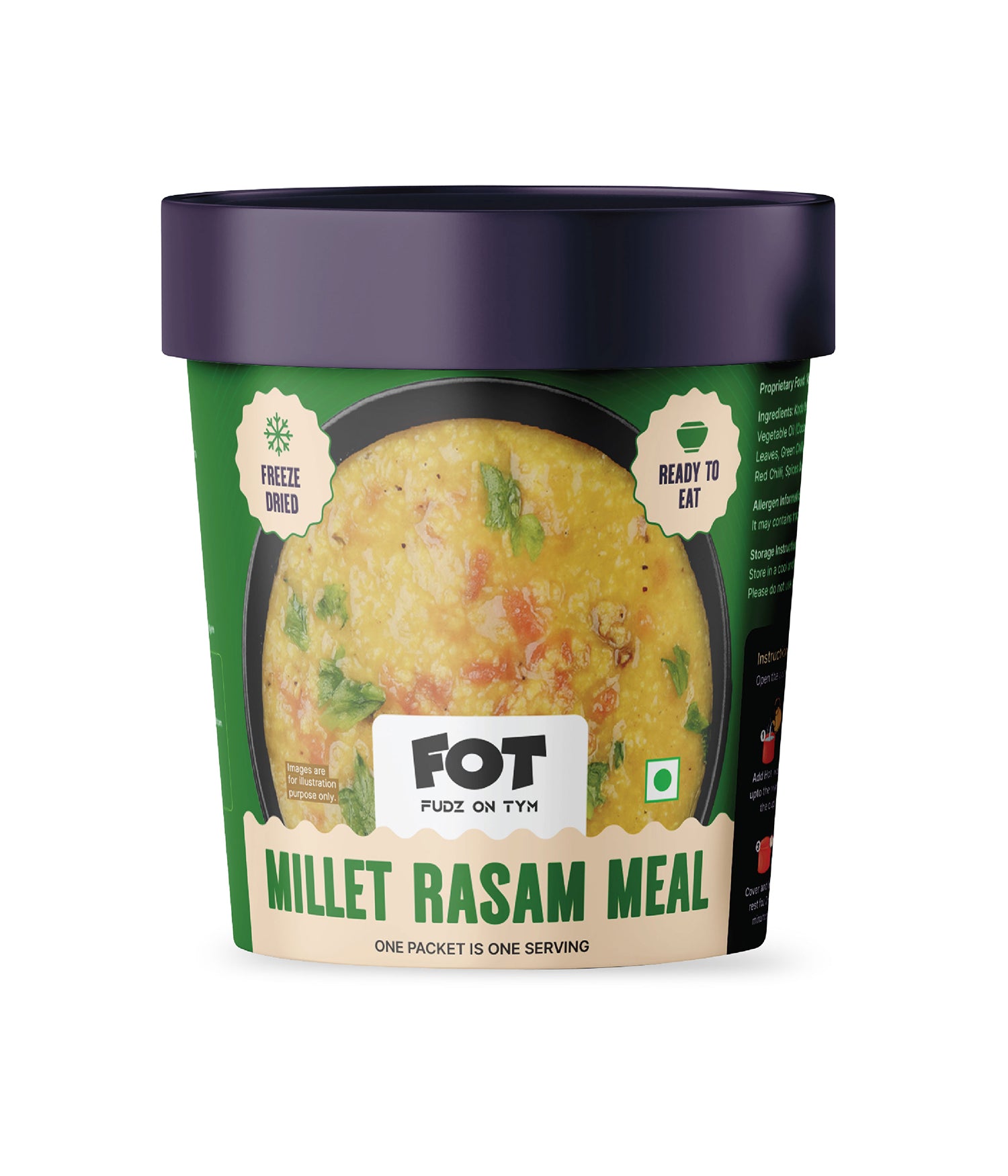 Freeze Dried Millet Rasam Meal