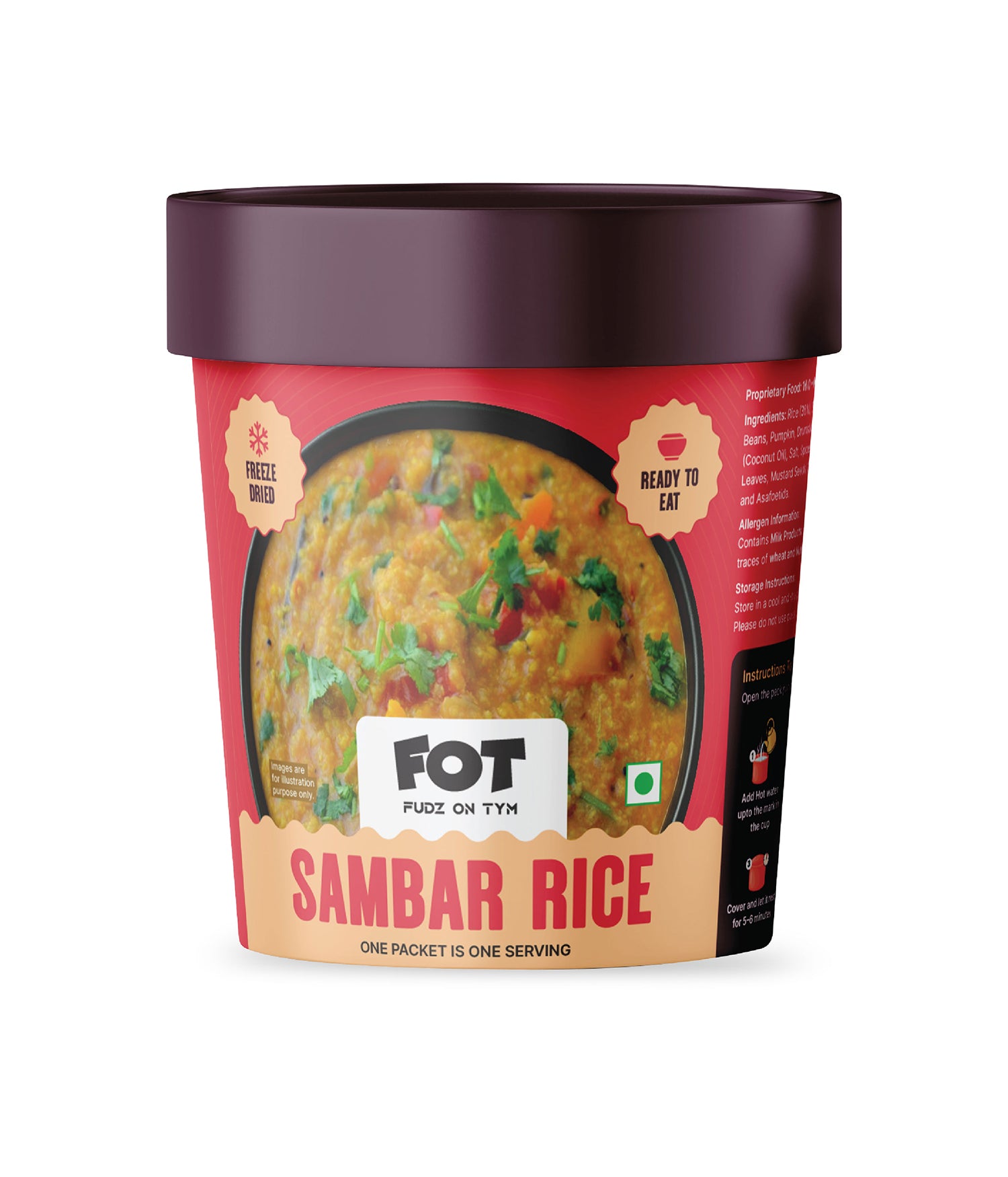 Freeze Dried Sambar Rice Secondary image