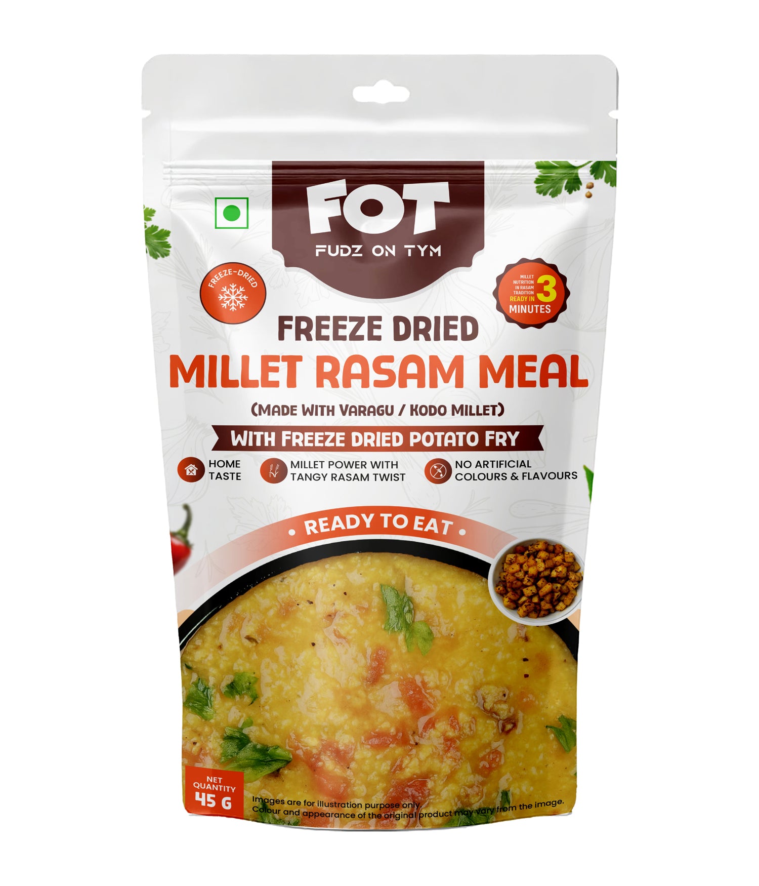 Freeze Dried Millet Rasam Meal 
