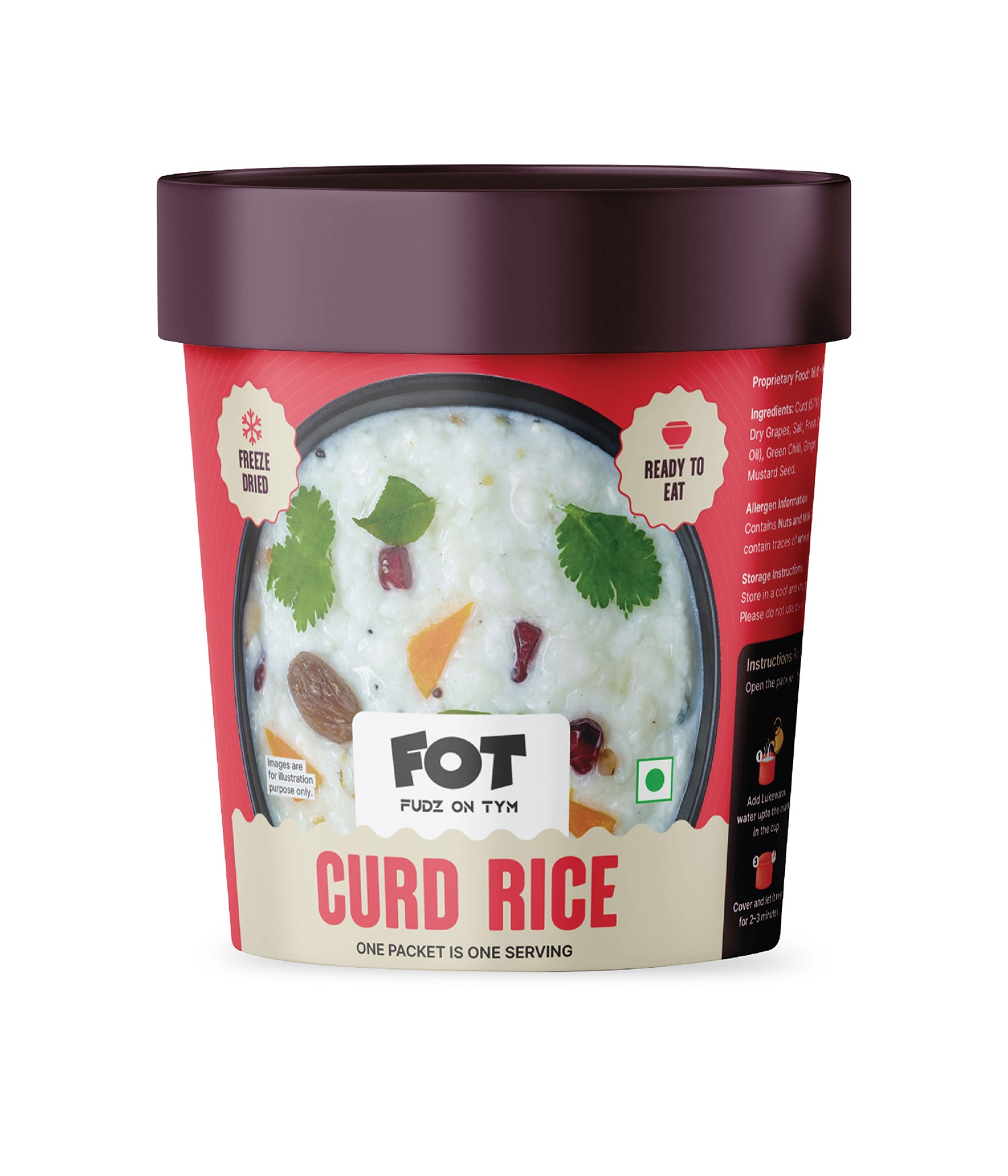 Freeze Dried Curd Rice 