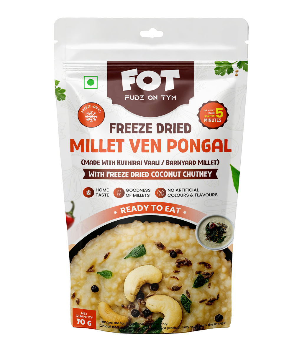 Freeze Dried Millet Ven Pongal 