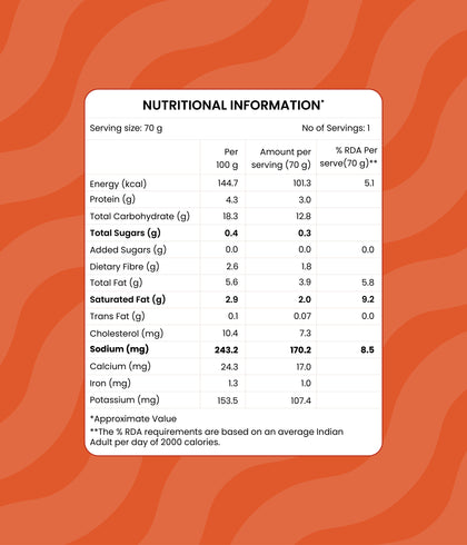 Freeze Dried Millet Ven Pongal 