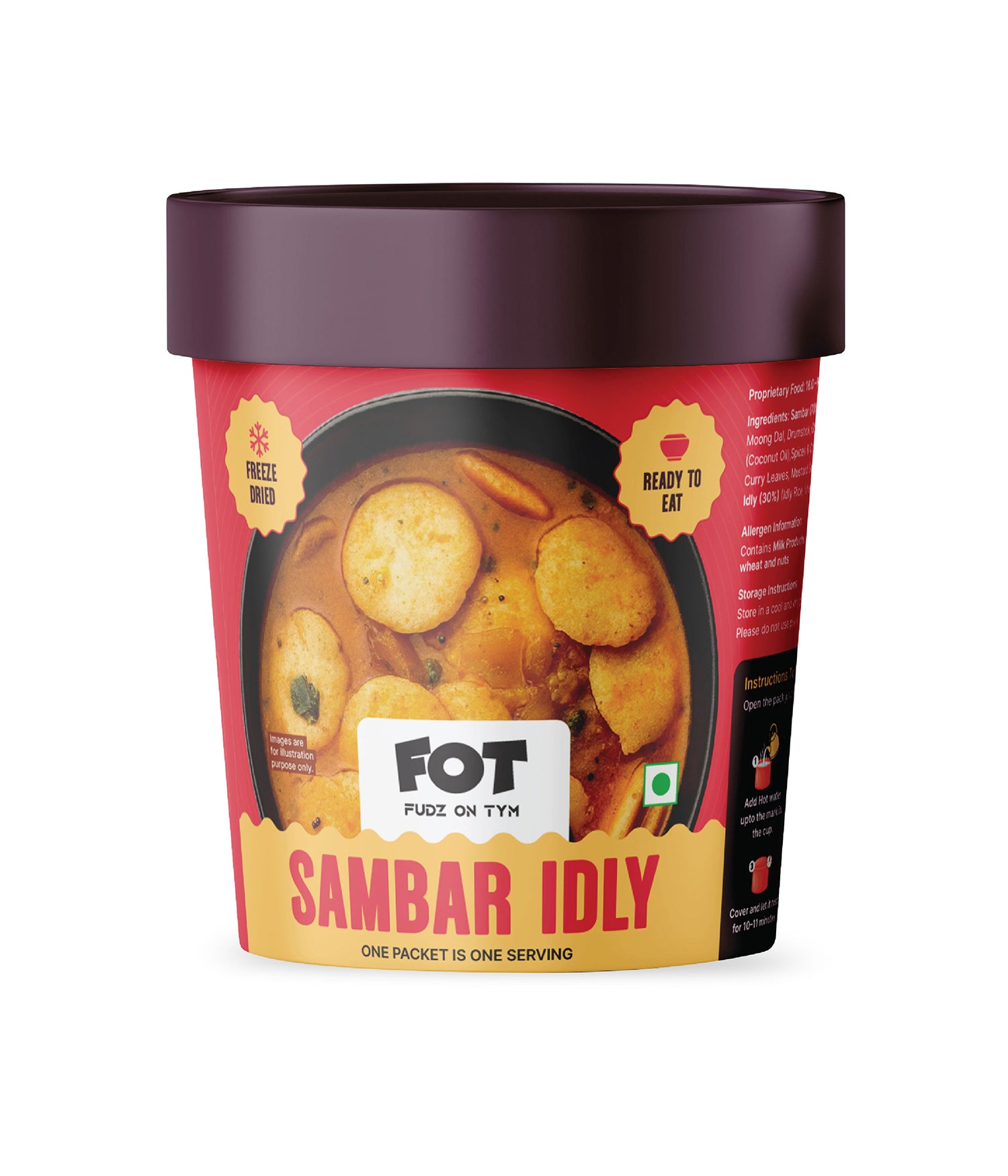 Freeze Dried Sambar Idly Secondary image