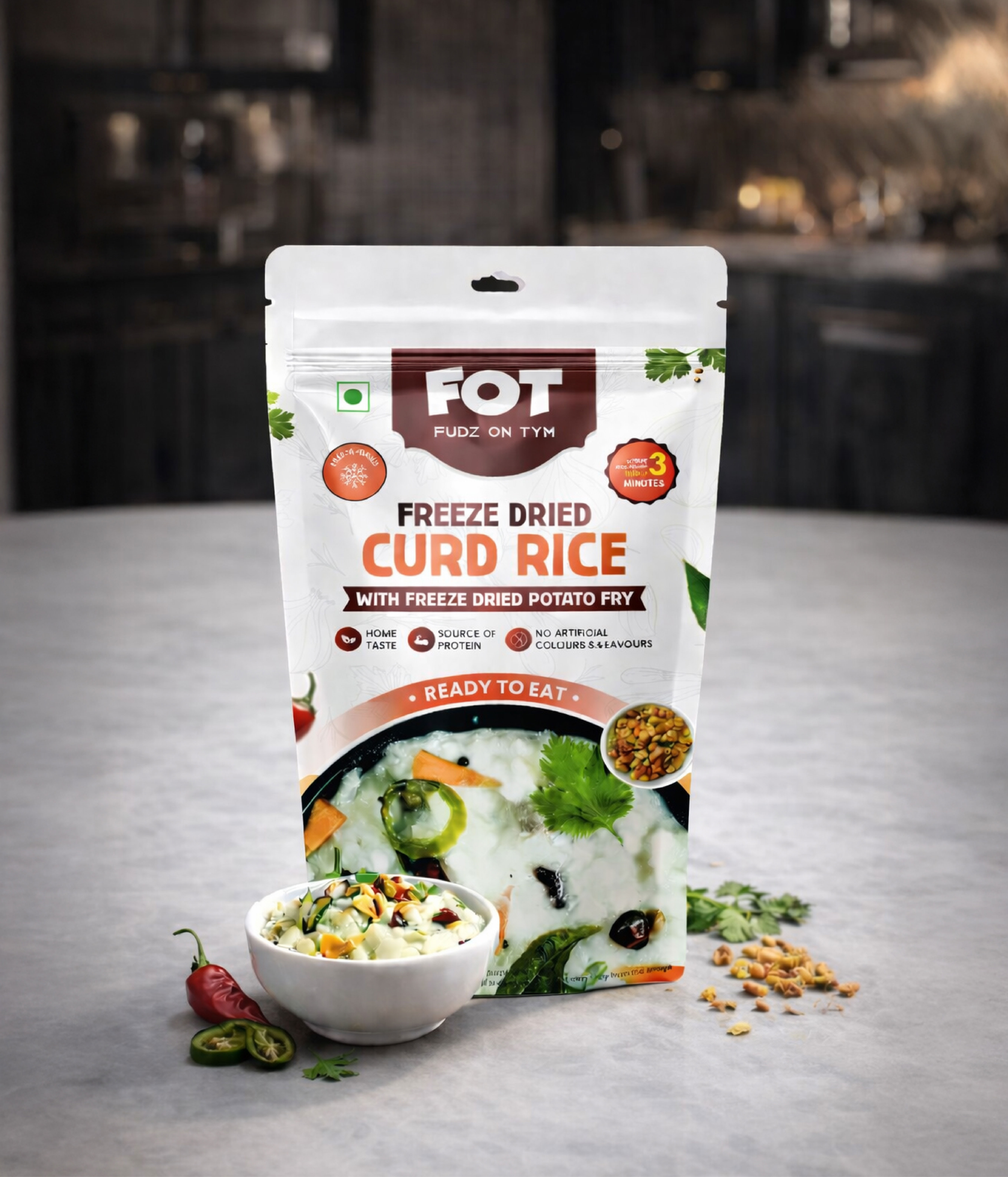 Freeze Dried Curd Rice 